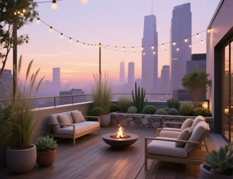 Small Rooftop Terrace Design Ideas