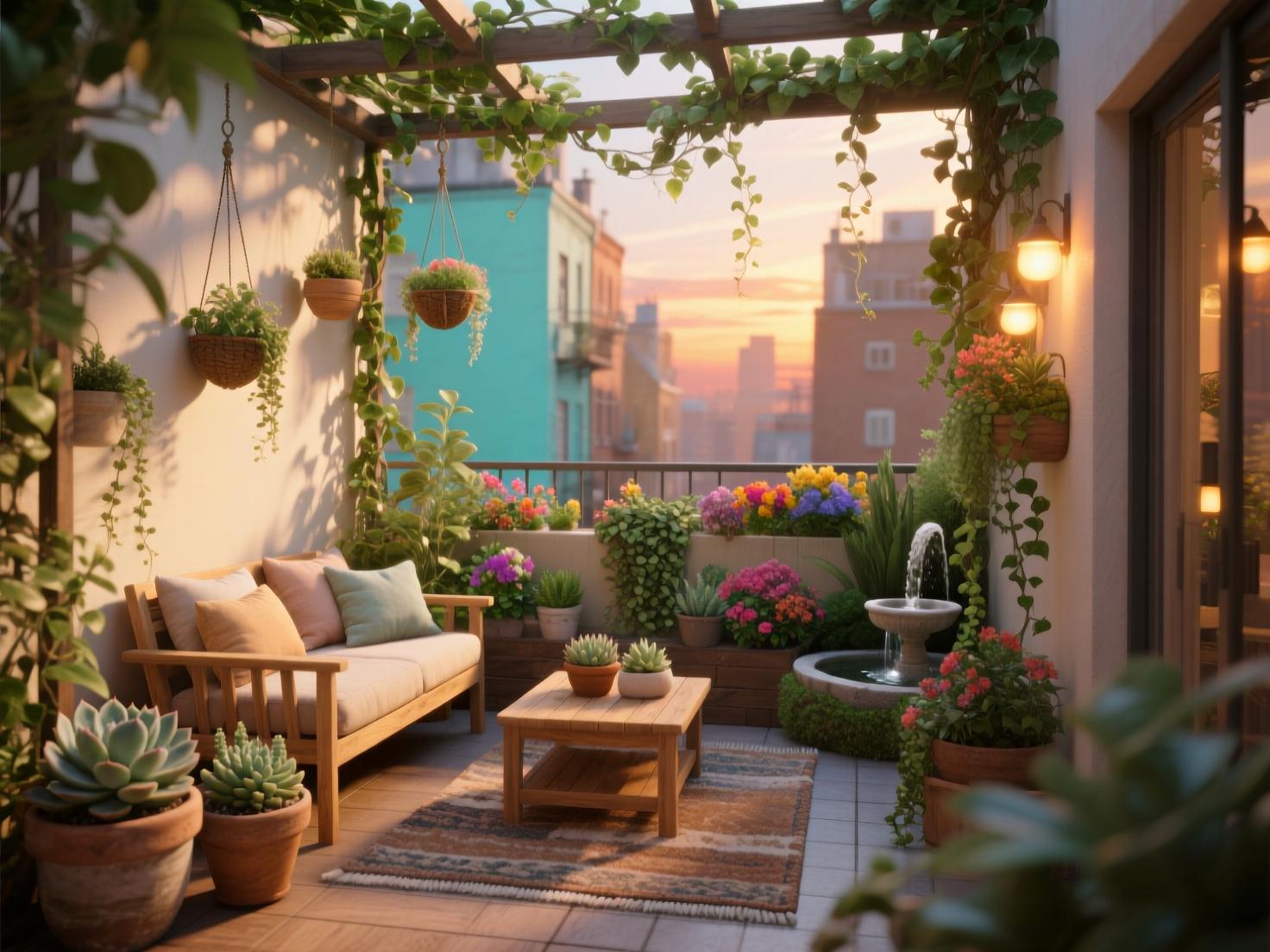 Small Terrace Garden Design