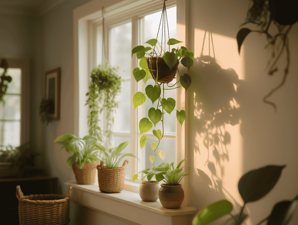 Window Hanging Plants
