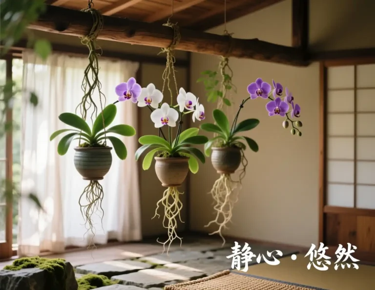 Hanging Orchids Indoors