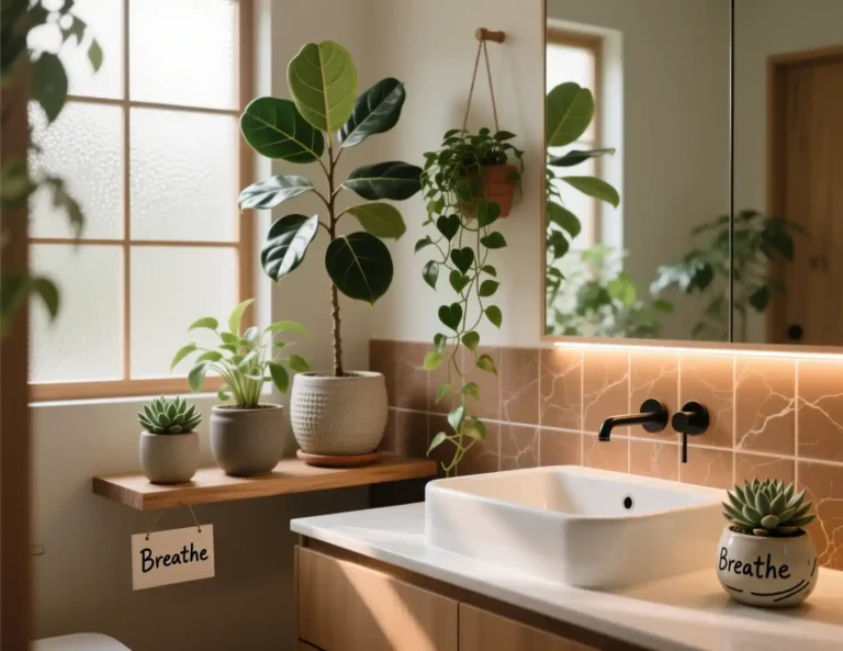 Plant Bathroom Decor