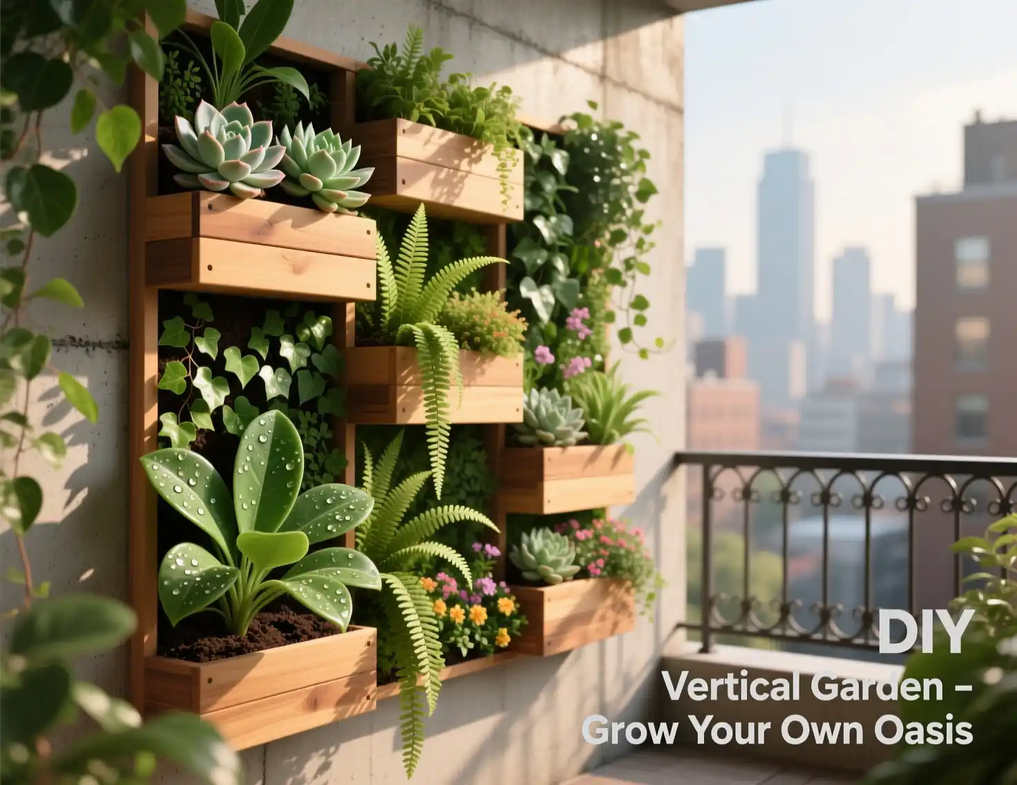 DIY Vertical Garden Wall
