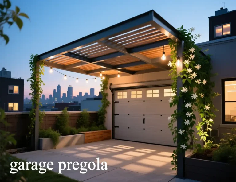 Garage Pergola