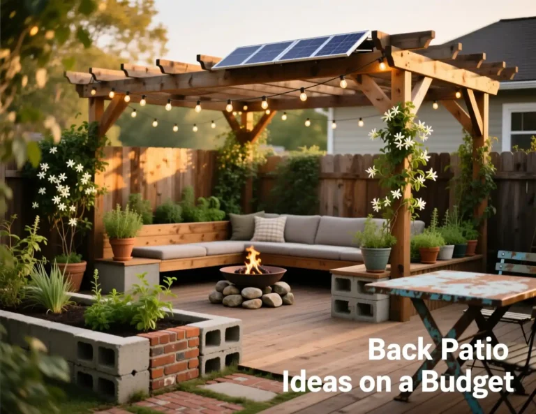 Back Patio Ideas on a Budget