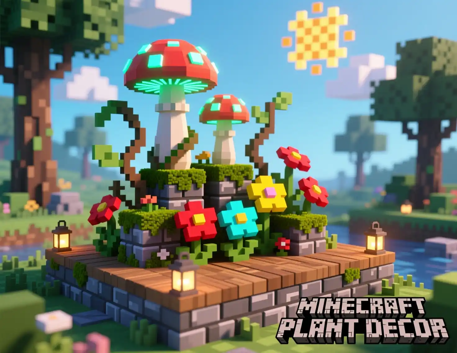 Minecraft Plant Decor