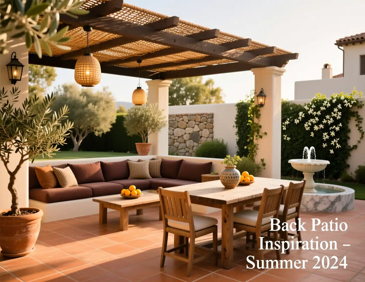 Back Patio Decorating Ideas