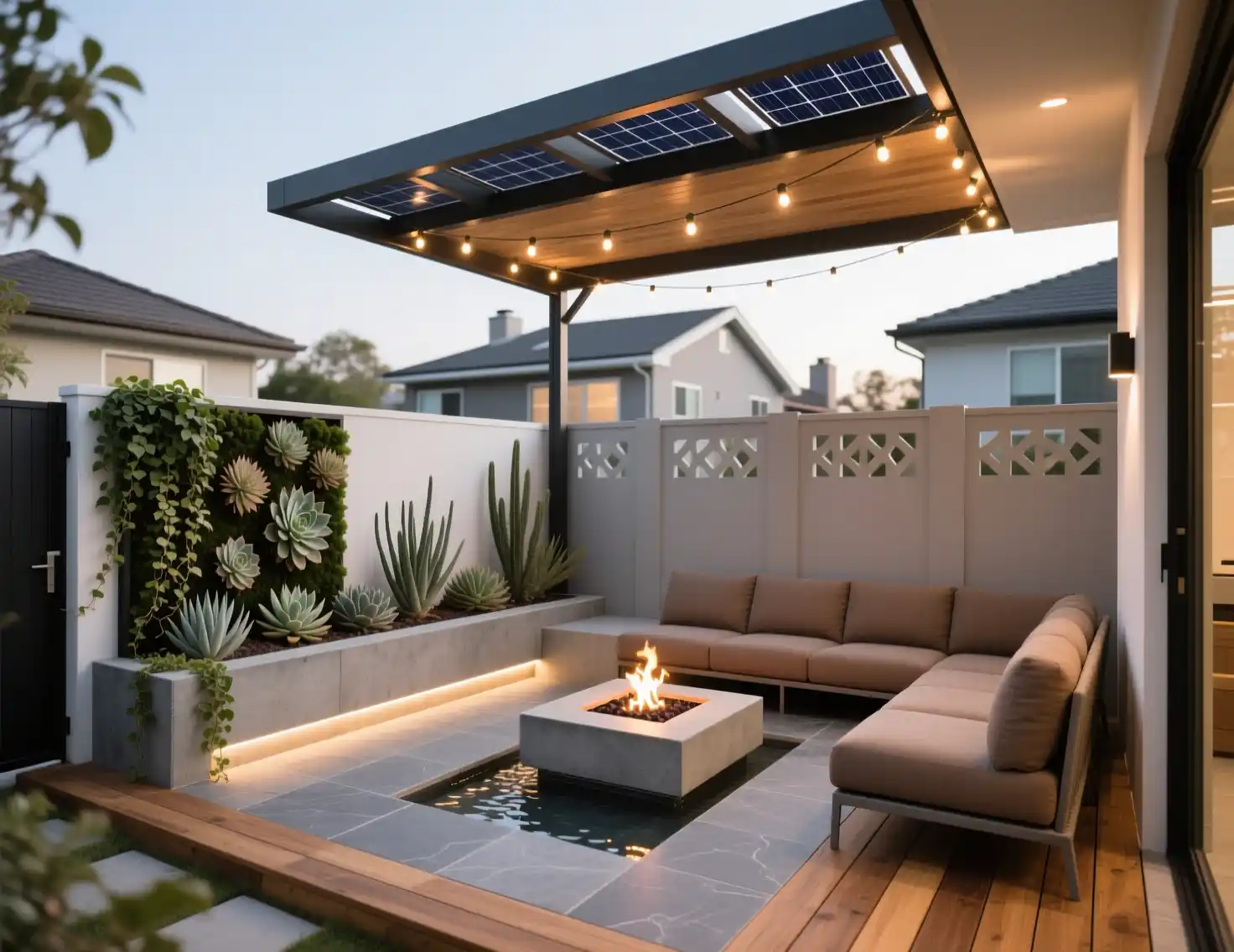 Small Patio Ideas Townhouse