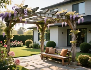 Pergola Attached to House Ideas