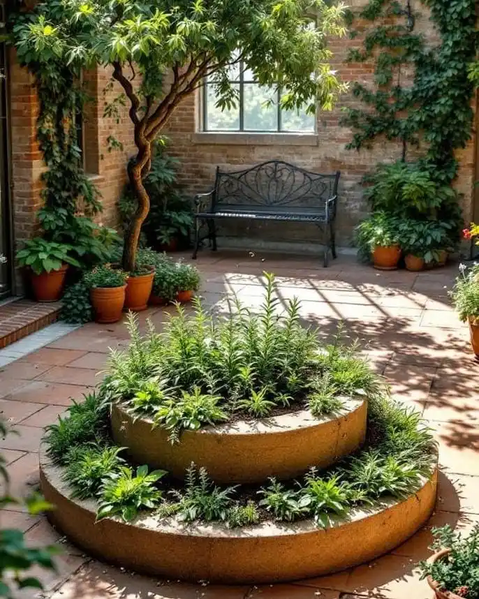 Walled Courtyard Garden