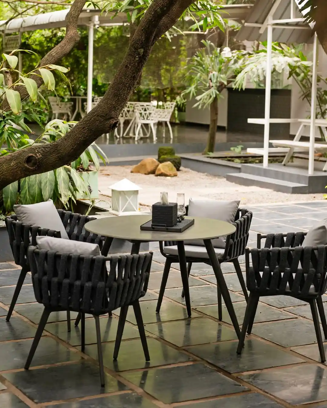 Outdoor Patio Table Decor