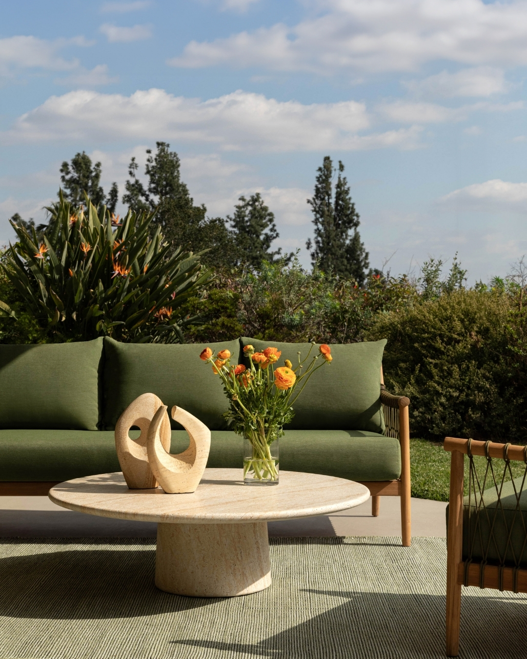 Patio Coffee Table Decor