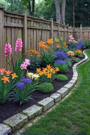 Landscaping Along Fence Ideas