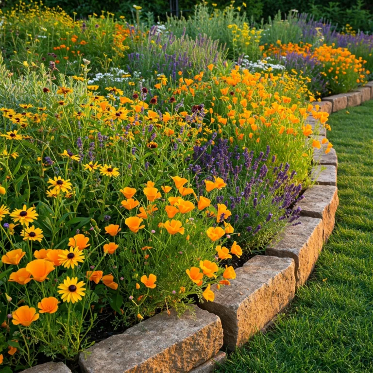 Wild Flower Bed Ideas
