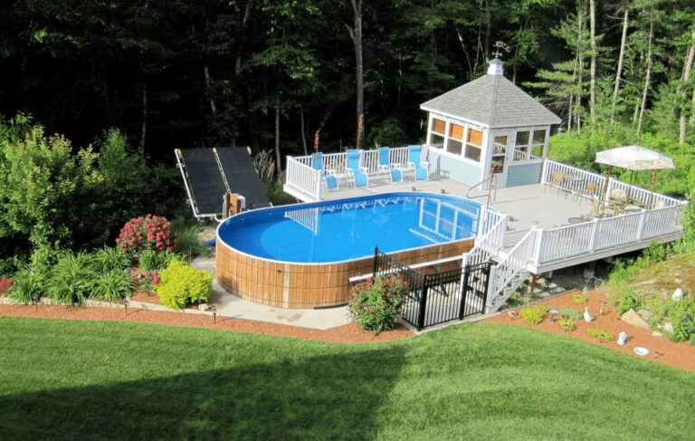 Above Ground Pool Landscaping