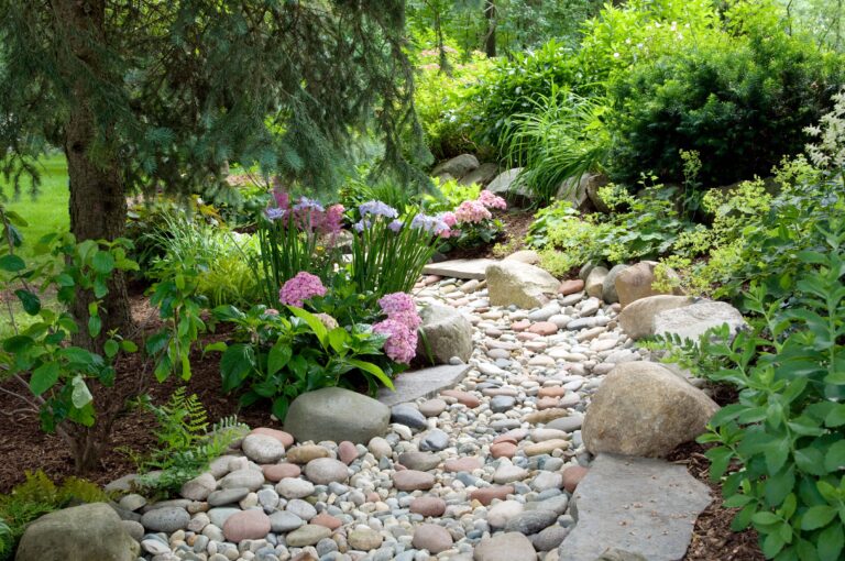 Dry Stream Bed Landscaping Ideas